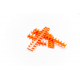 Cable combs ouvert HCM - Orange